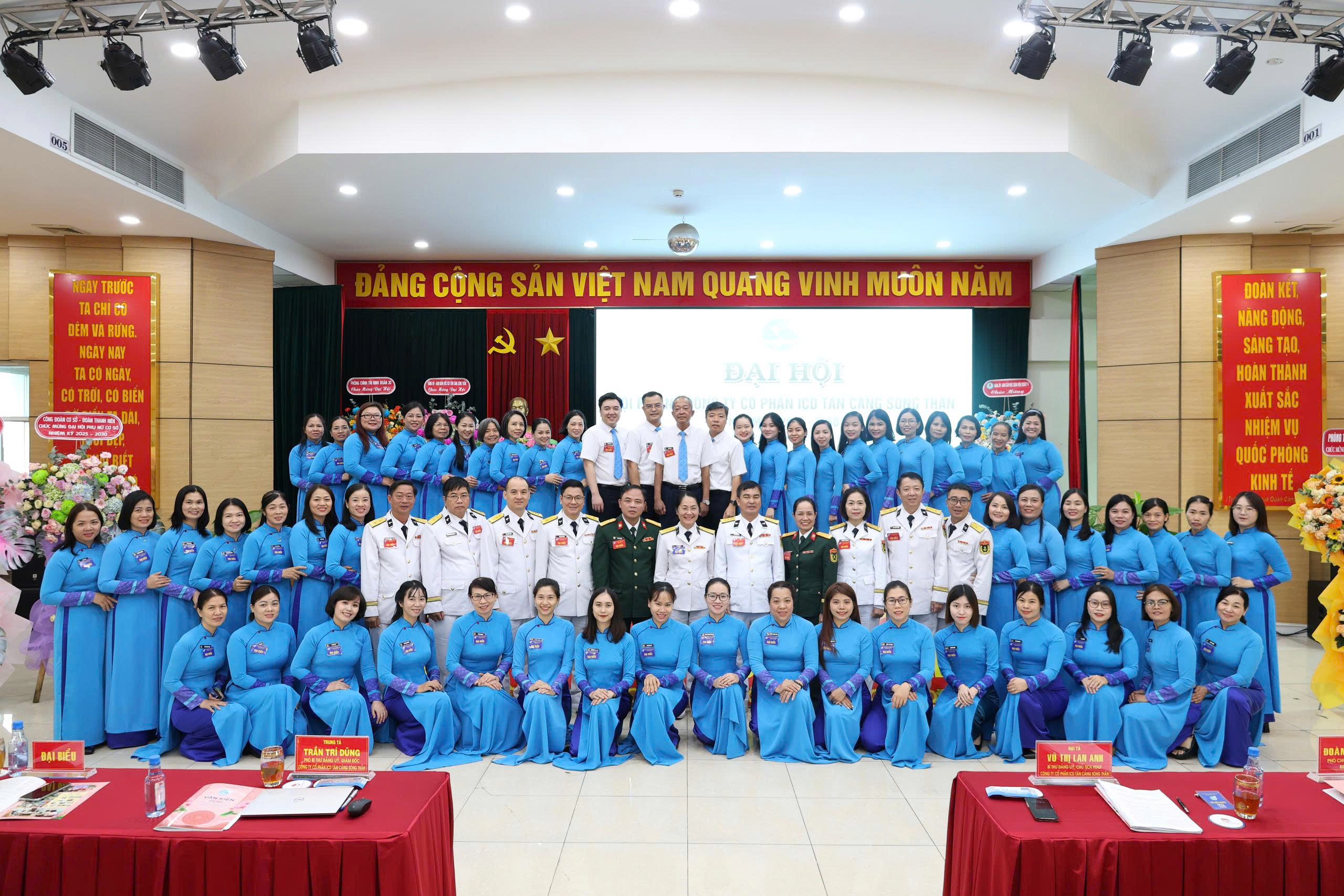 Hội Phụ nữ cơ sở ICD Tân Cảng Sóng Thần tổ chức thành công Đại hội nhiệm kỳ 2025 – 2030