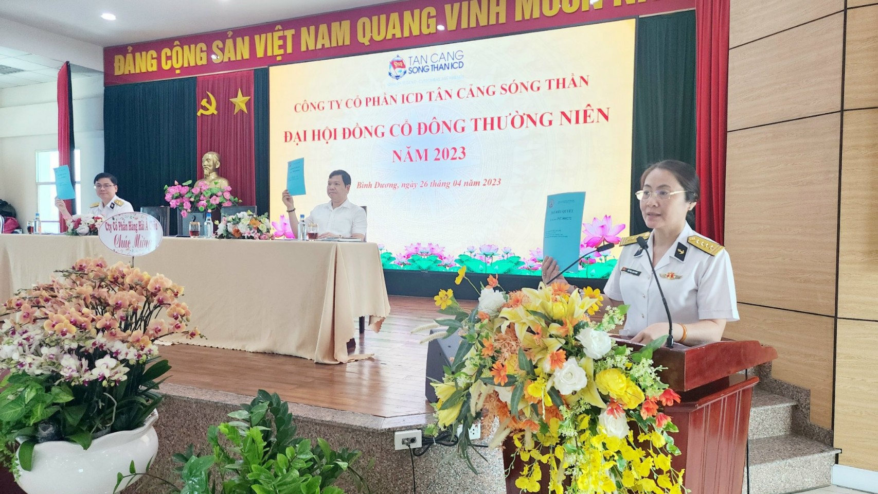 Đại hội đồng cổ đông thường niên năm 2023 của Công ty cổ phần ICD Tân Cảng Sóng Thần